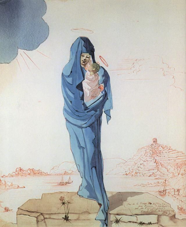 Salvador Dalí Types de peintures - Jour de la Vierge