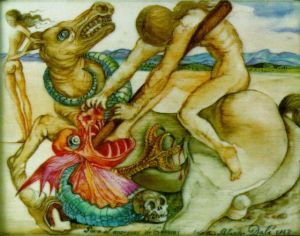 Tous les types de peintures contemporaines - Saint Georges et le Dragon