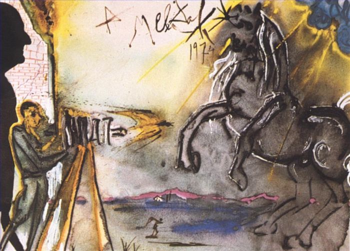 Salvador Dalí Types de peintures - À Méli