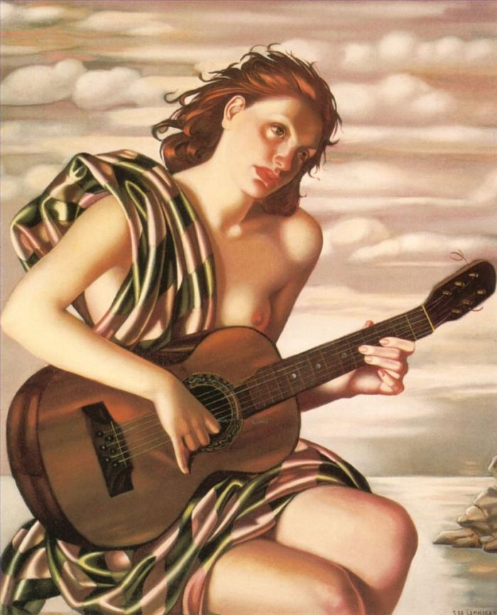 Tamara de Lempicka Peinture à l'huile - Améthyste 1946