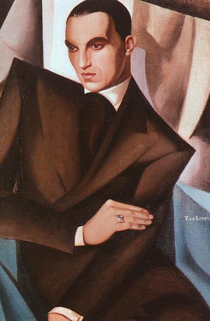 Tamara de Lempicka Peinture à l'huile - Portrait du marquis Sommi 1925