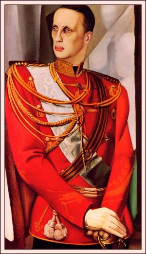 Tamara de Lempicka œuvre - Portrait du grand-duc Sai Gavriil Kostantinovic 1927