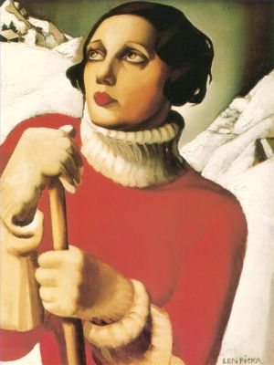 Tamara de Lempicka œuvre - Saint-Moritz 1929