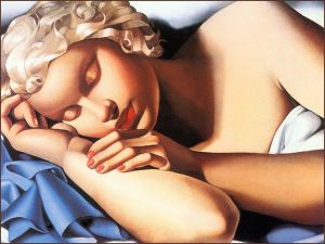 Tamara de Lempicka œuvre - Femme endormie 1935