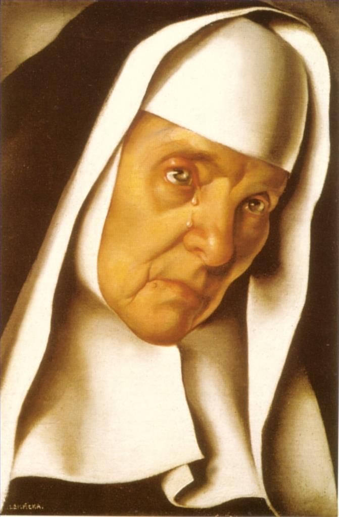 Tamara de Lempicka Peinture à l'huile - La mère supérieure 1935