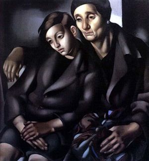 Tamara de Lempicka œuvre - Les réfugiés 1937