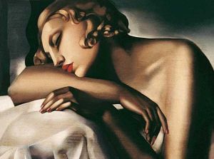 Tamara de Lempicka œuvre - Le dormeur 1932