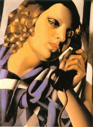Tamara de Lempicka œuvre - Le téléphone 1930