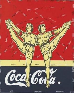 WANG Guangyi œuvre - Critique de masse Cocacola