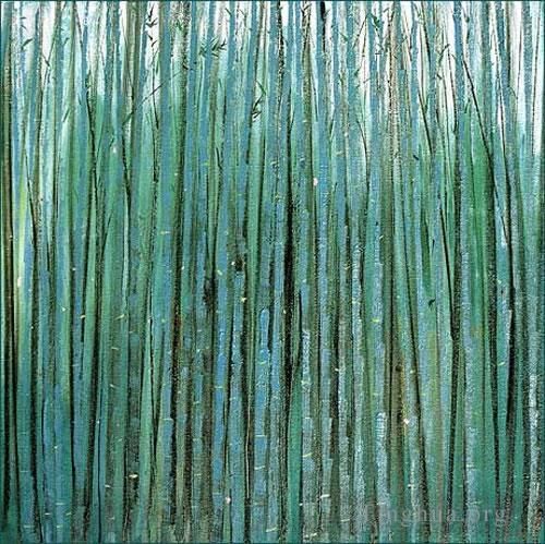 Wu Guanzhong Art Chinois - Foret de bambou