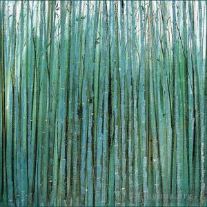 Wu Guanzhong œuvre - Foret de bambou