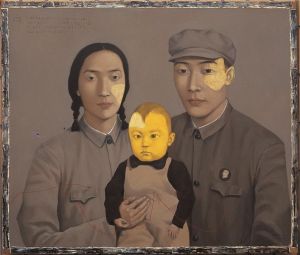 ZHANG Xiaogang œuvre - Bloodline big family 1993