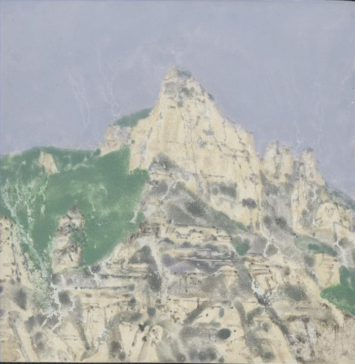 Cao Jigang Types de peintures - Les nuages sont pâles et une légère brise souffle