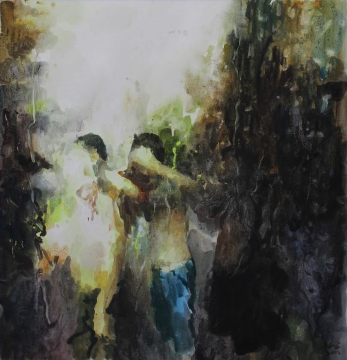 Deng Chengwen Peinture à l'huile - Fenêtre