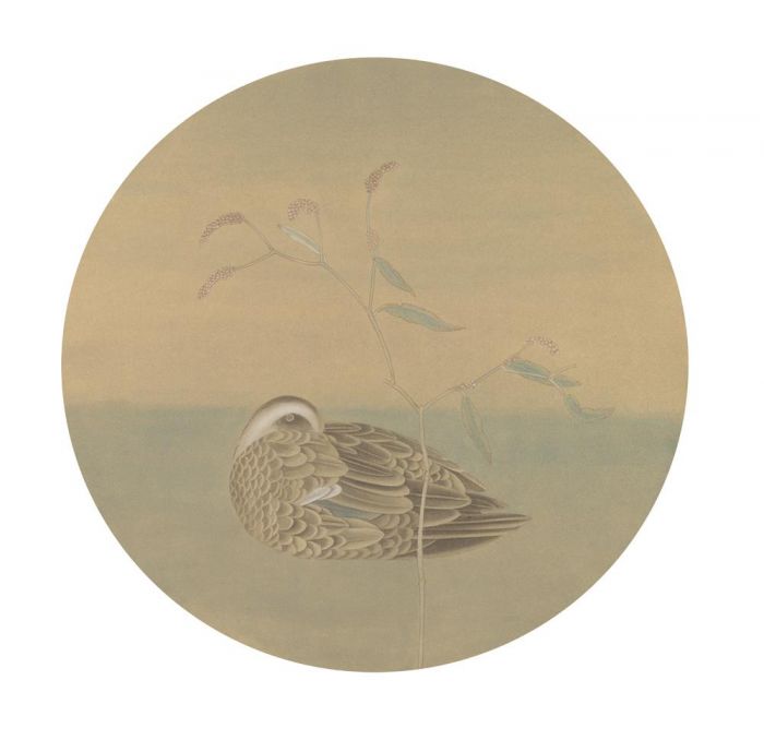 Deng Yuanqing Art Chinois - Une froide soirée d'automne