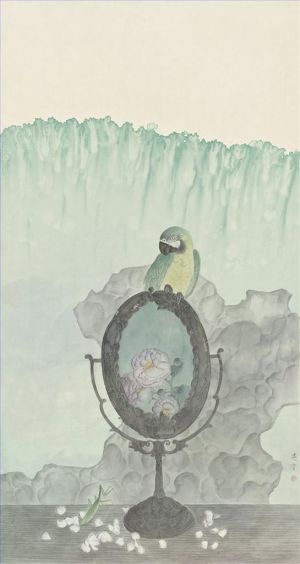 Deng Yuanqing œuvre - La scène dans le miroir