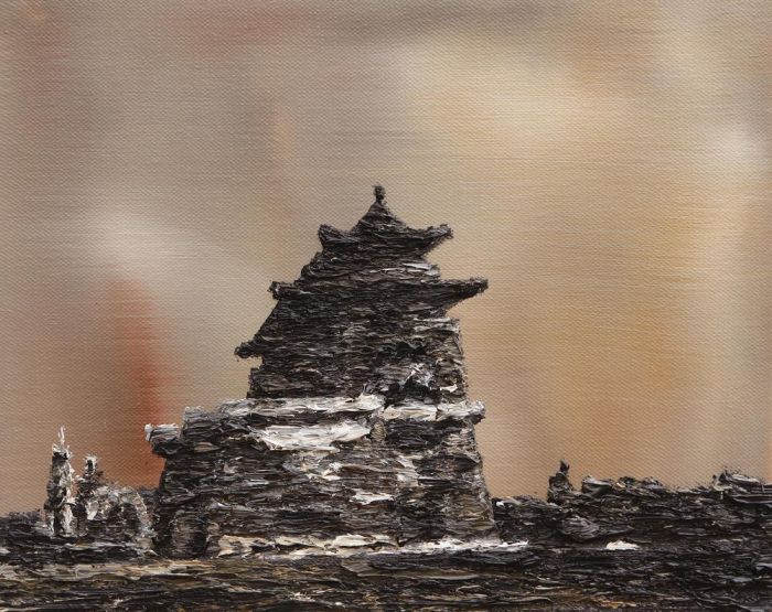 Duan Jianghua Peinture à l'huile - Bâtiment