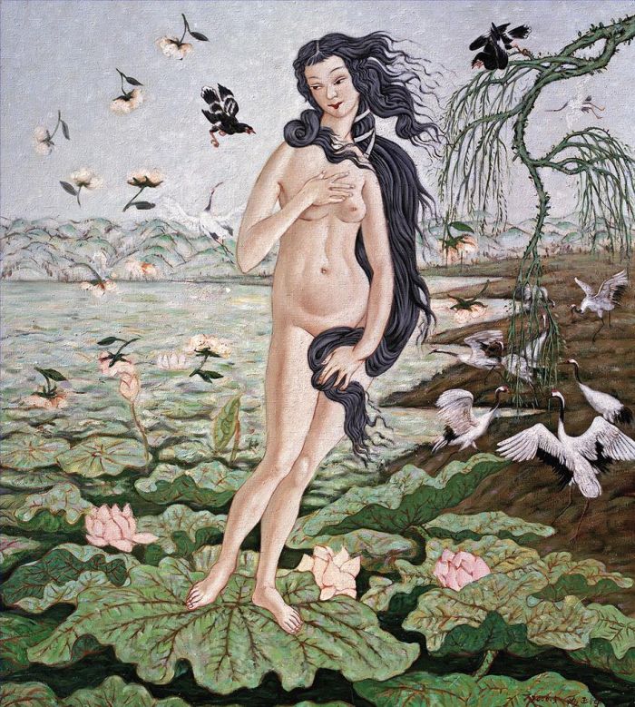 Duan Yuhai Peinture à l'huile - Grand faux paysage et peinture célèbre 3
