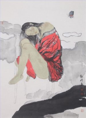 Fan Jingwei œuvre - Peinture à l'encre Jiawu 5