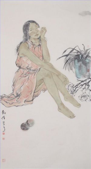 Fan Jingwei œuvre - Peinture à l'encre Jiawu
