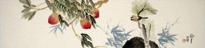 Fan Tiexing Art Chinois - Peinture de fleurs et d'oiseaux dans le style traditionnel chinois 11