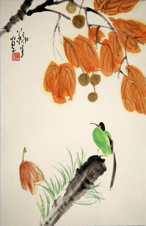 Fan Tiexing œuvre - Peinture de fleurs et d'oiseaux dans le style traditionnel chinois 6