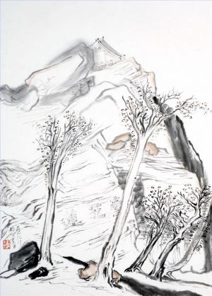 Fang Yong œuvre - Voyage à la montagne Huashan