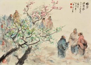 Fei Jiatong œuvre - Peinture de fleurs et d'oiseaux dans le style traditionnel chinois 2