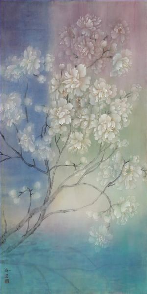 Fu Chunmei œuvre - Fleurs dans l'eau 2