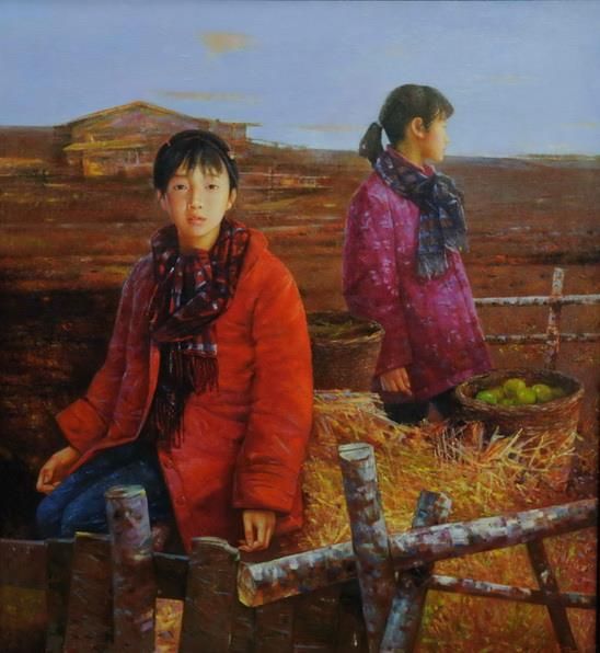 Gao Hong Peinture à l'huile - Petite brise