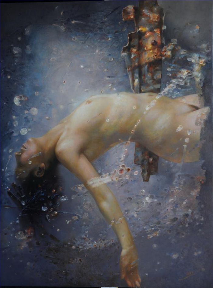 Gao Hong Peinture à l'huile - Nu 6