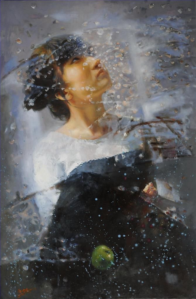 Gao Hong Peinture à l'huile - Portrait 2