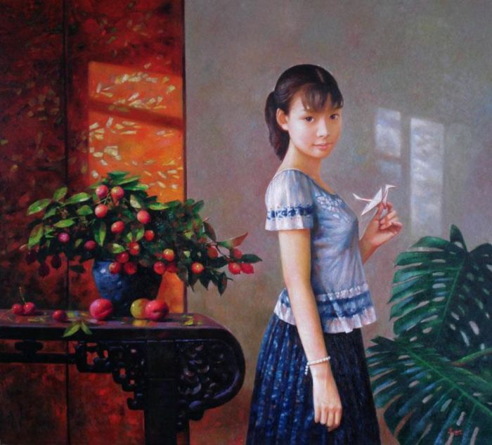 Gao Hong Peinture à l'huile - Souhait