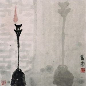 Art chinoises contemporaines - Lampe à huile