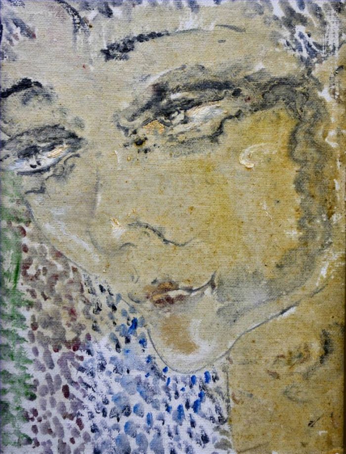Geng Yi Peinture à l'huile - Mille visages