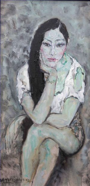 Peinture à l'huile contemporaine - Portrait