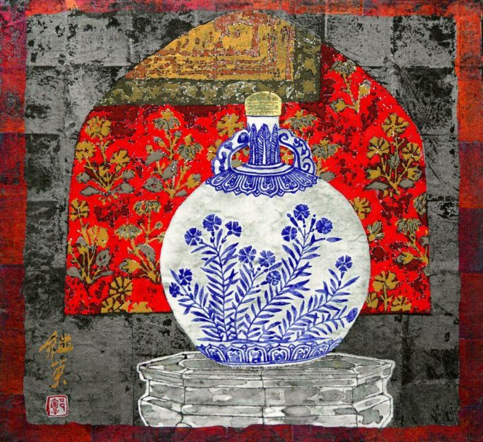 Guo Jiying Art Chinois - Toit d'or de la Perse