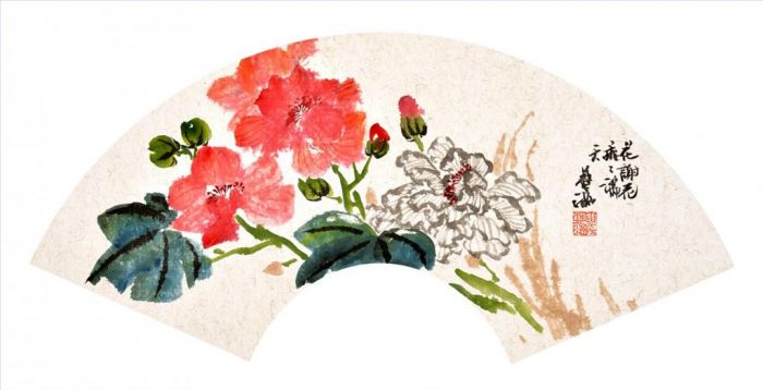 Guo Yihan Art Chinois - Floraison et automne