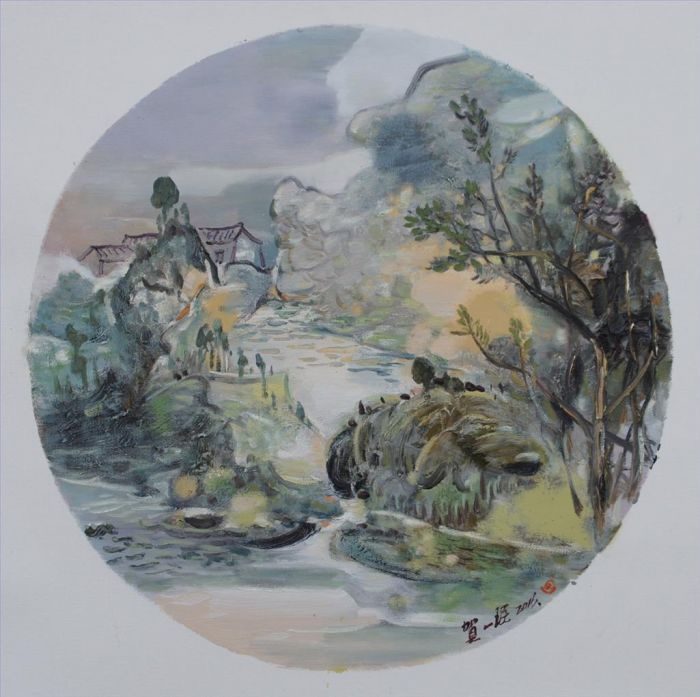 He Yimin Peinture à l'huile - Paysage d’images