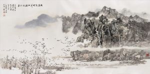 Hu Kefeng œuvre - Quand Anser Cygnoides arrivera-t-il
