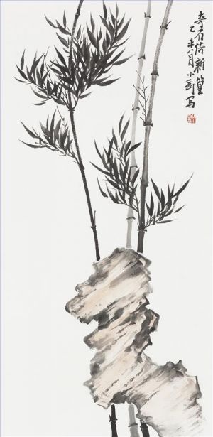 Hu Xiaogang œuvre - Peinture de fleurs et d'oiseaux dans le style traditionnel chinois 14