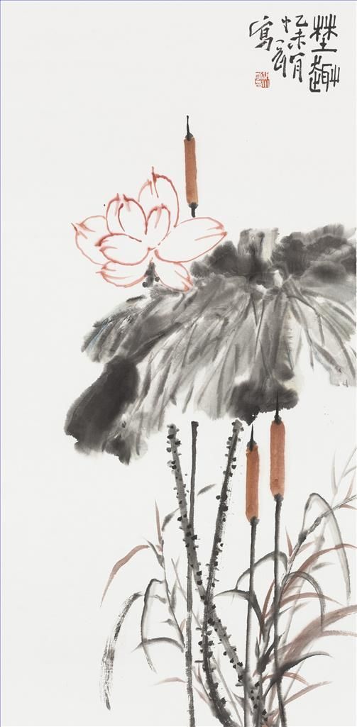 Hu Xiaogang Art Chinois - Peinture de fleurs et d'oiseaux dans le style traditionnel chinois 7
