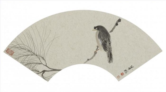 Hua Bin Art Chinois - Peinture de fleurs et d'oiseaux dans le style traditionnel chinois 3