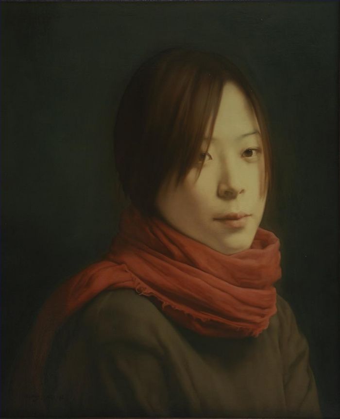 Huang Bing Peinture à l'huile - Chaud