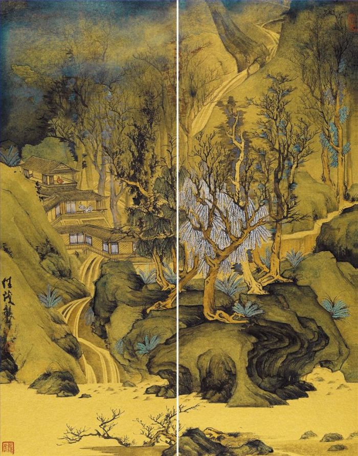Huang Jiamao Art Chinois - Thé Longjing