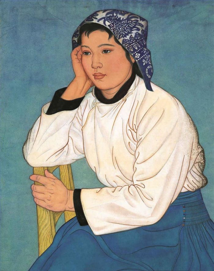 Huang Yun Art Chinois - Une femme de Suzhou