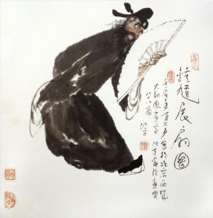 Art chinoises contemporaines - Zhong Kui et son fan