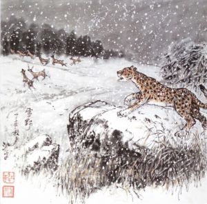 Art chinoises contemporaines - La neige dans la nature
