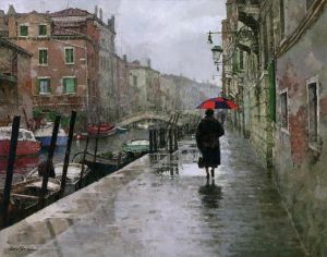 Jiang Xiaosong œuvre - Jour de pluie