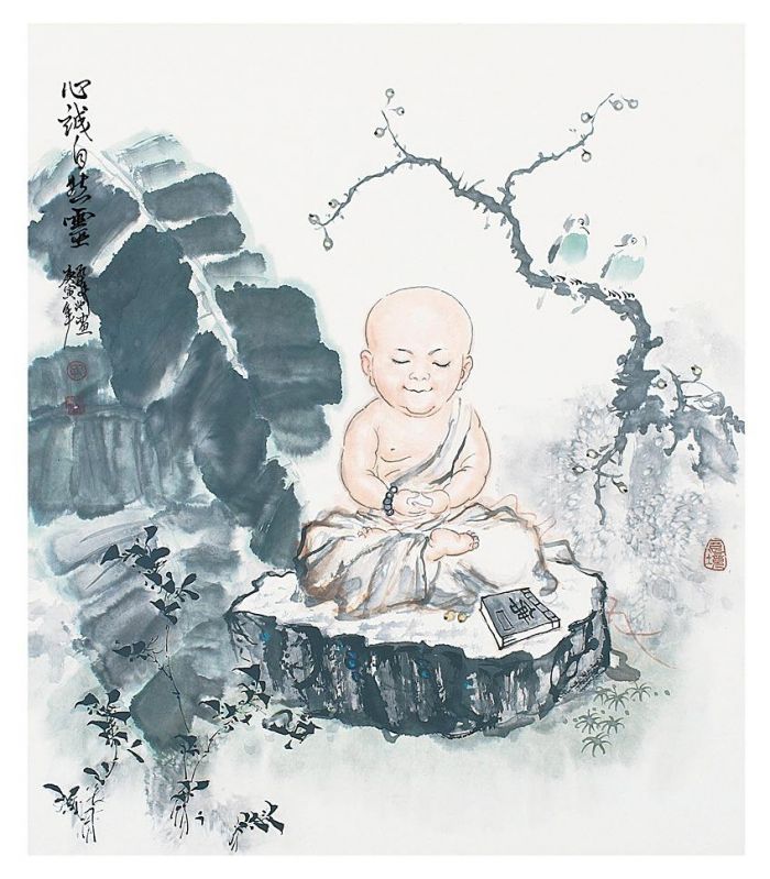 Kong Qingchi Art Chinois - Un cœur sincère